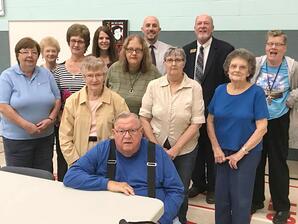 Beaver Dam, WI JCM group members 10-year anniversary during the 10-year anniversary celebration. 