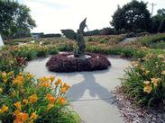 Sculpture in the garden - Michael the Archangel