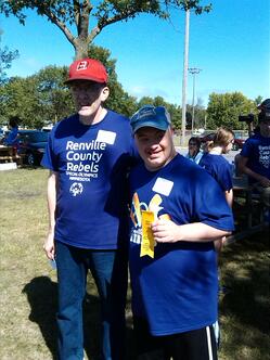 Special Olympics athletes